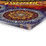 Solar Disc Mandala - Acrylic Block