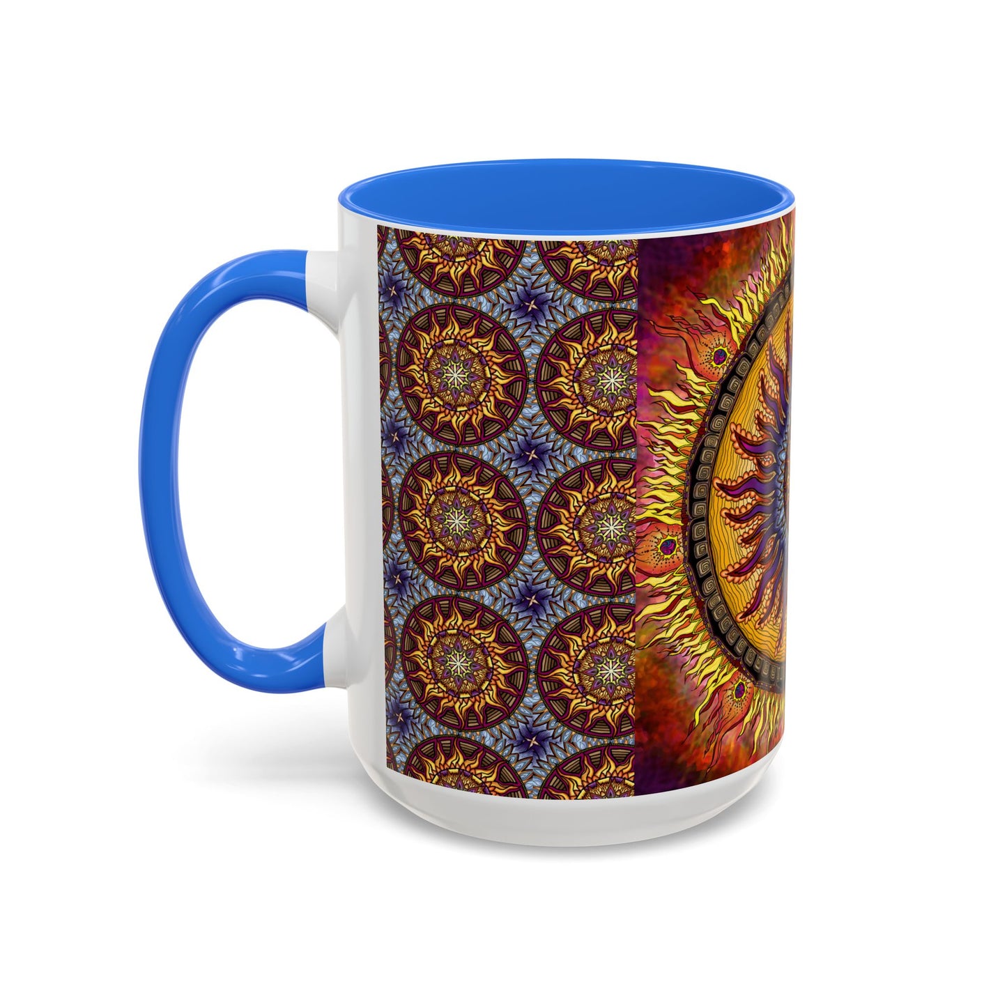 Pacio, Adam - Solar Disc Mandala - Colorful Accent Mugs