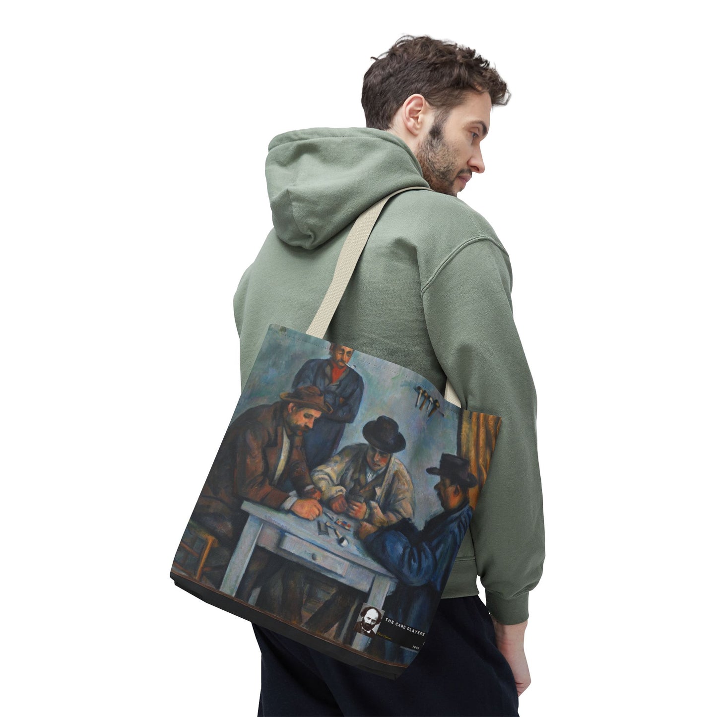 Cézanne, Paul - The Card Players (1892) - Tote Bag