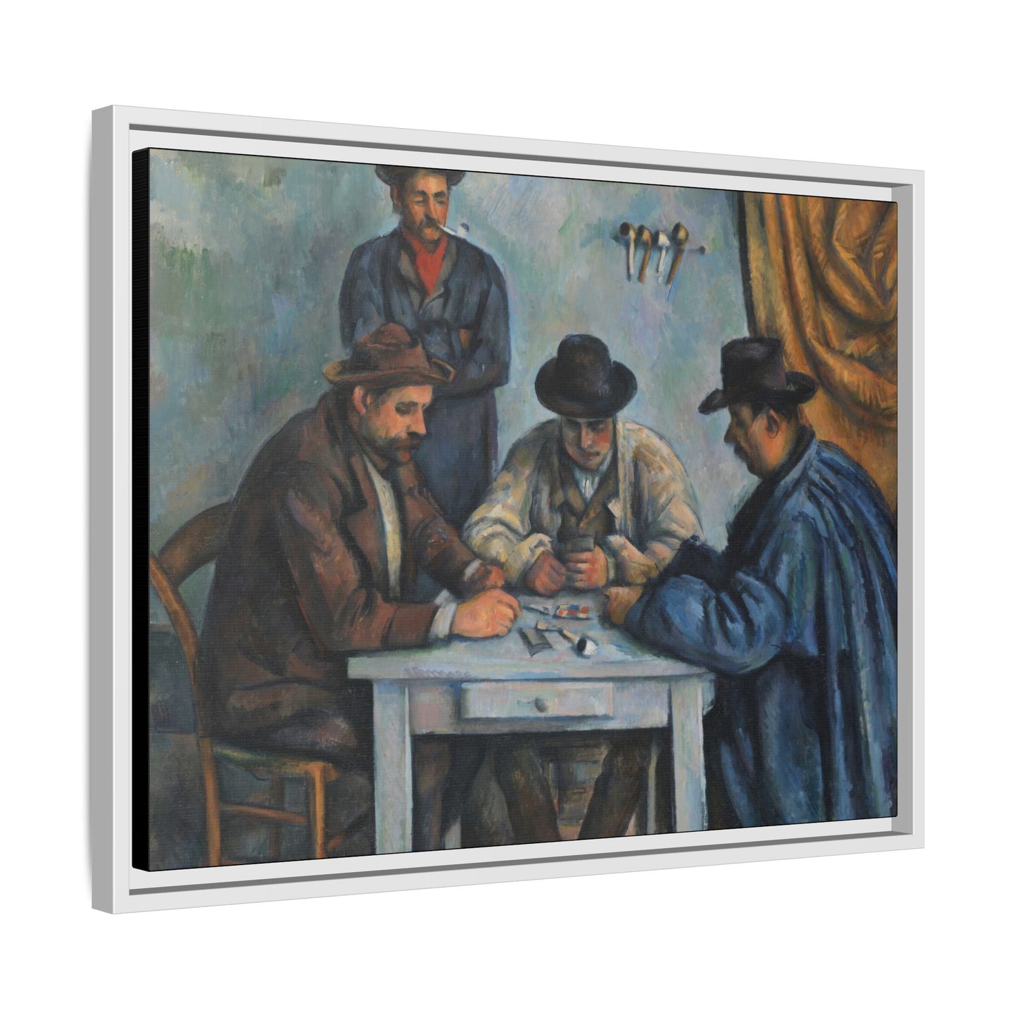 Cézanne, Paul - The Card Players (1892) - Matte Canvas, Framed