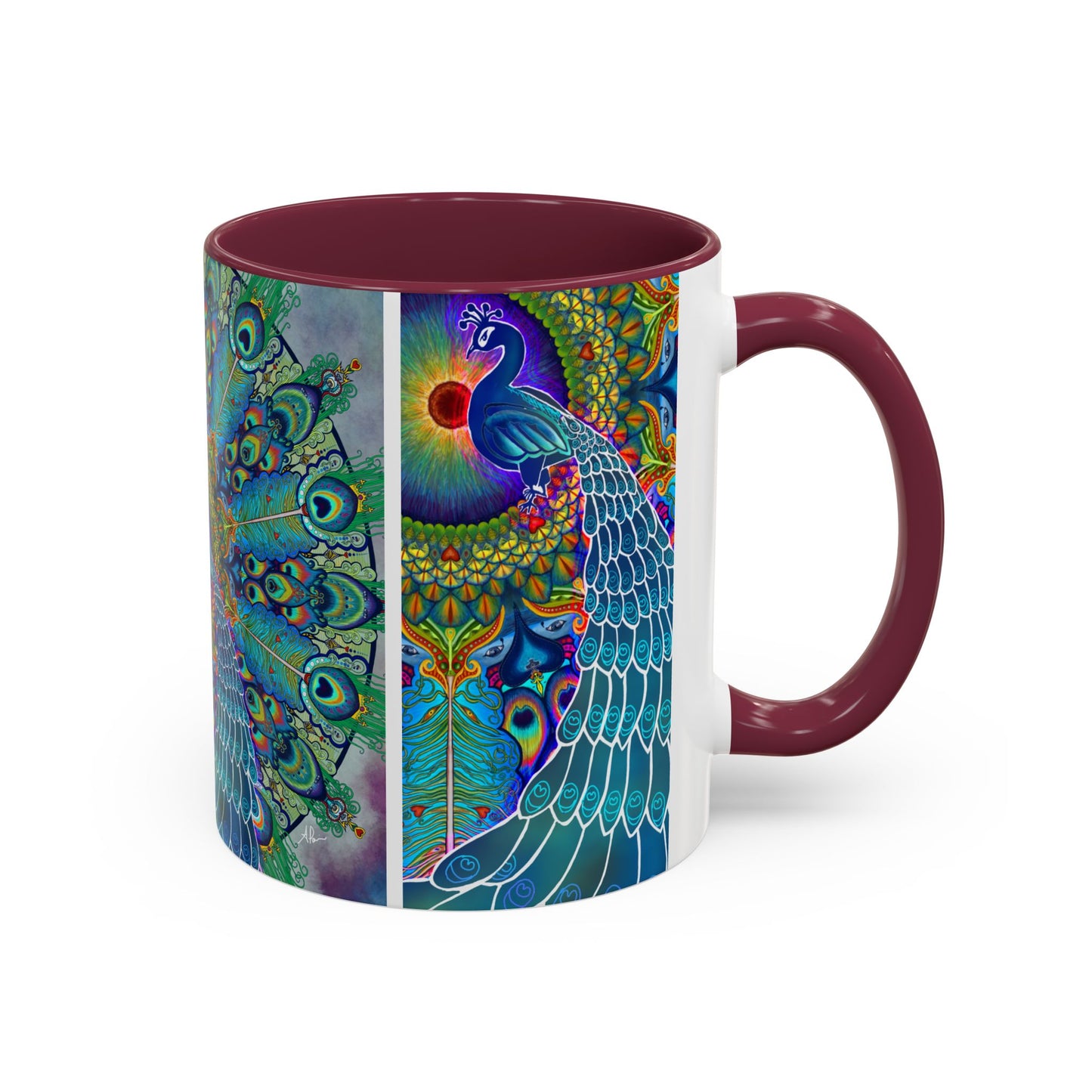 Pacio, Adam - Melek Taus Mandala - Colorful Accent Mugs