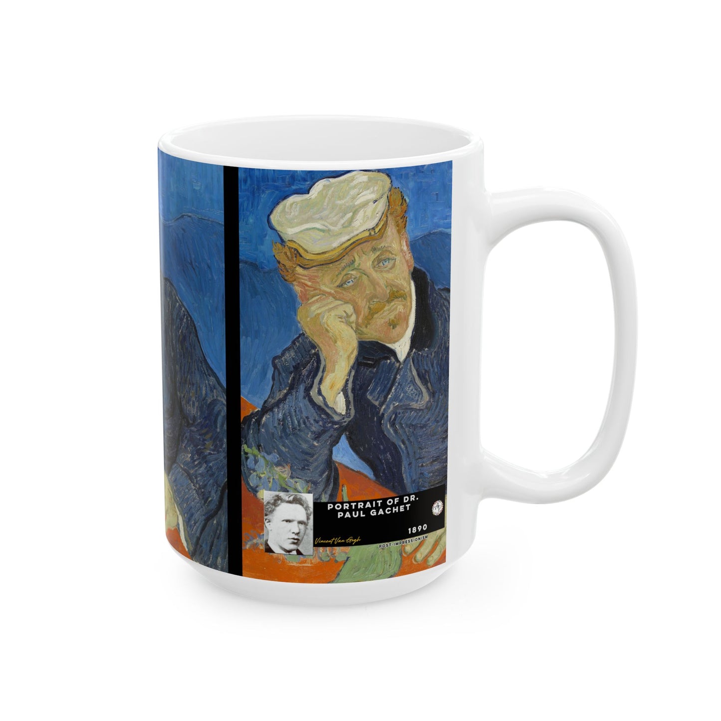 Van Gogh, Vincent - Portrait of Dr. Paul Gachet (1890) - Ceramic Mug