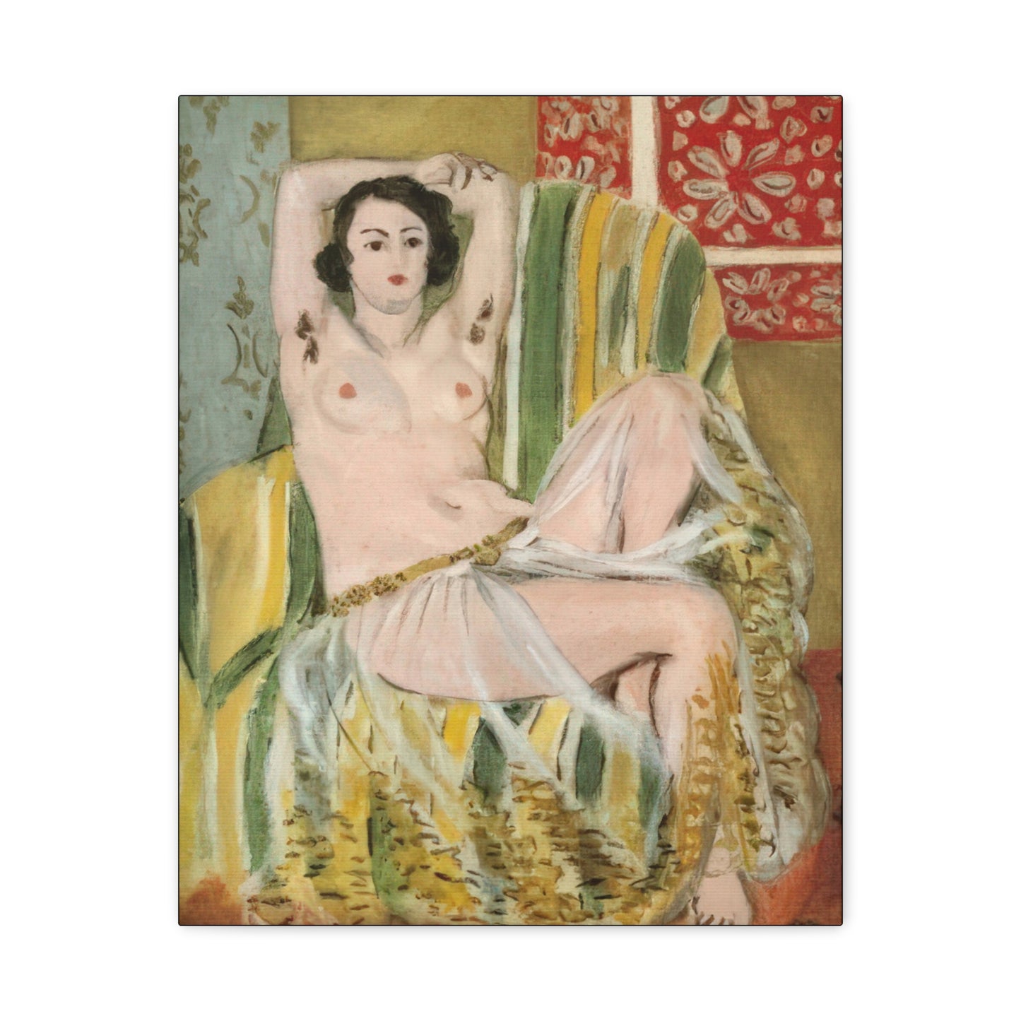 Matisse, Henri - Odalisque with Raised Arms (1923) - Canvas Block, unframed