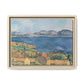 Cézanne, Paul - The Bay of Marseille, Seen from L'Estaque (1885) - Matte Canvas, Framed