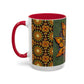 Pacio, Adam - Monarch Butterfly Mandala - Colorful Accent Mugs