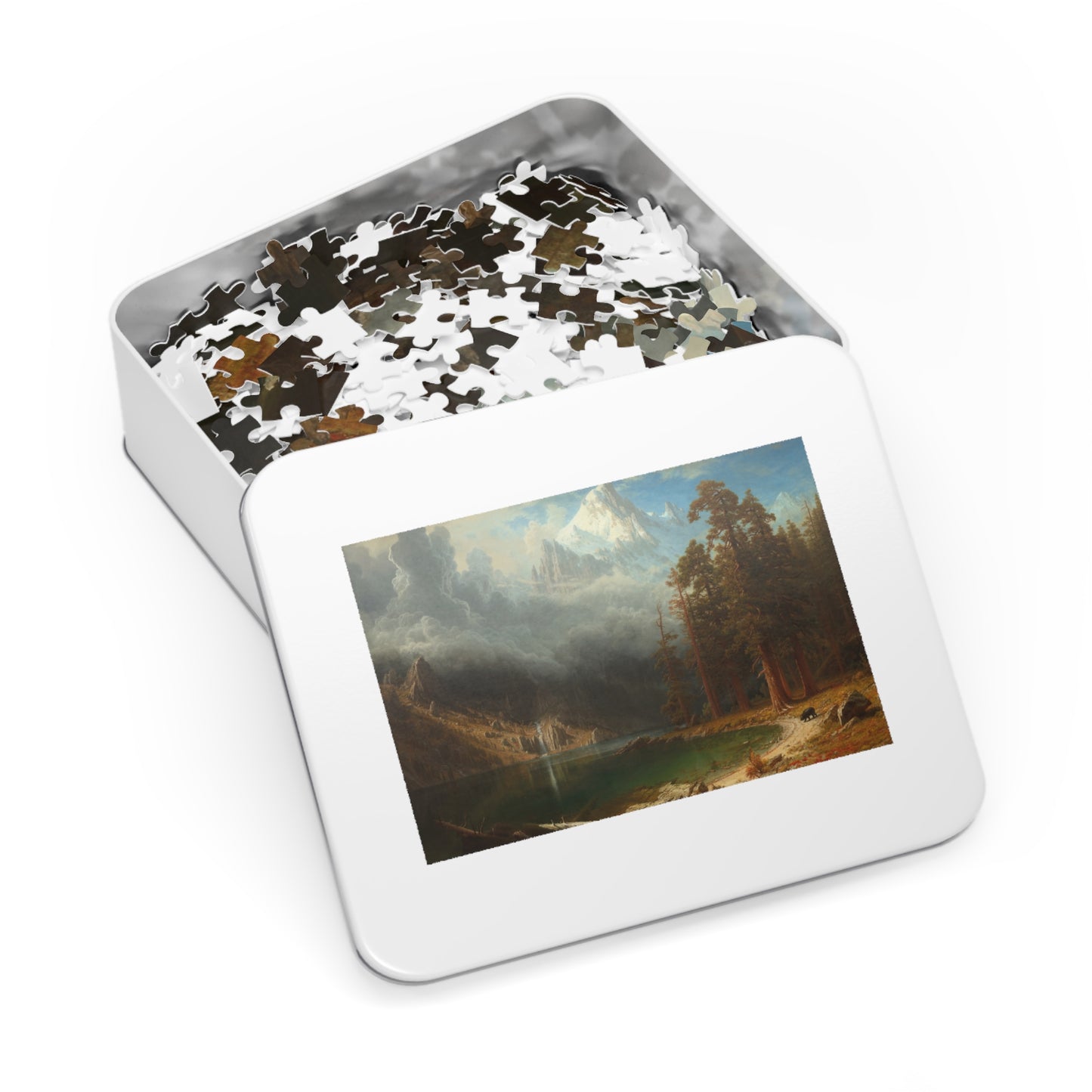 Bierstadt, Albert - Mount Corcoran (1877) - 1000pc Jigsaw Puzzle