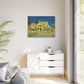 Van Gogh, Vincent - The Yellow House (1888) - Matte Canvas, Framed