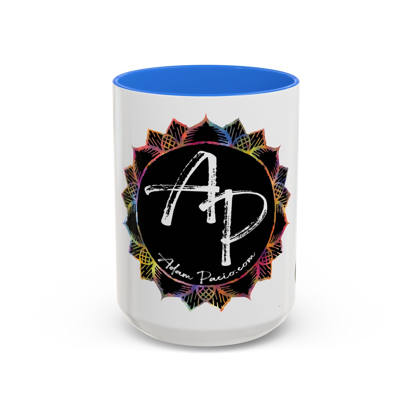 AdamPacio.com - Black Logo - Colorful Accent Mugs