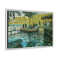 Monet, Claude - La Grenouillere (1869) - Matte Canvas, Framed