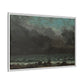 Courbet, Gustave - The Sea (1865) - Matte Canvas, Framed