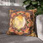 Filiger, Charles - Woman’s Head with Closed Eyes (1893) - Suede Square Pillowcase