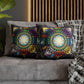 Pacio, Adam - Mystic Jewel Mandala - Suede Square Pillowcase