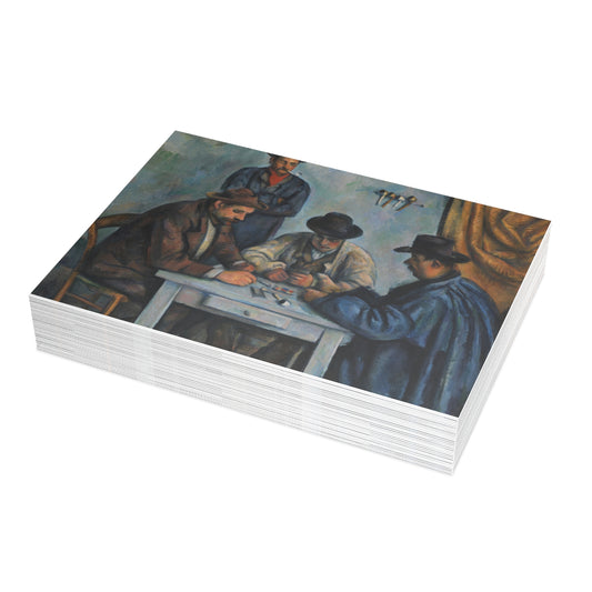 Cézanne, Paul - The Card Players (1892) - Postcard Bundles with Envelopes Included