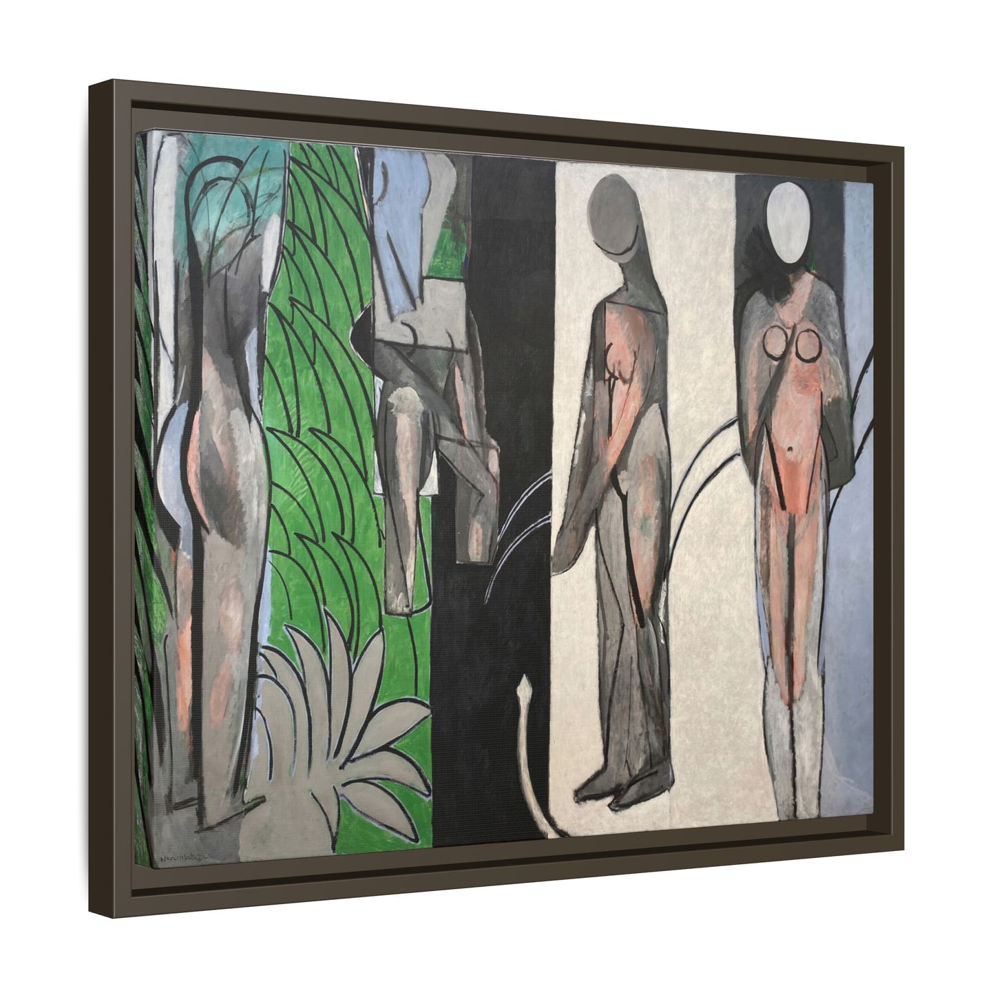 Matisse, Henri - Bathers by a River (1917) - Matte Canvas, Framed