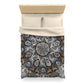 Pacio, Adam - Memento Mori Mandala - Microfiber Duvet Cover