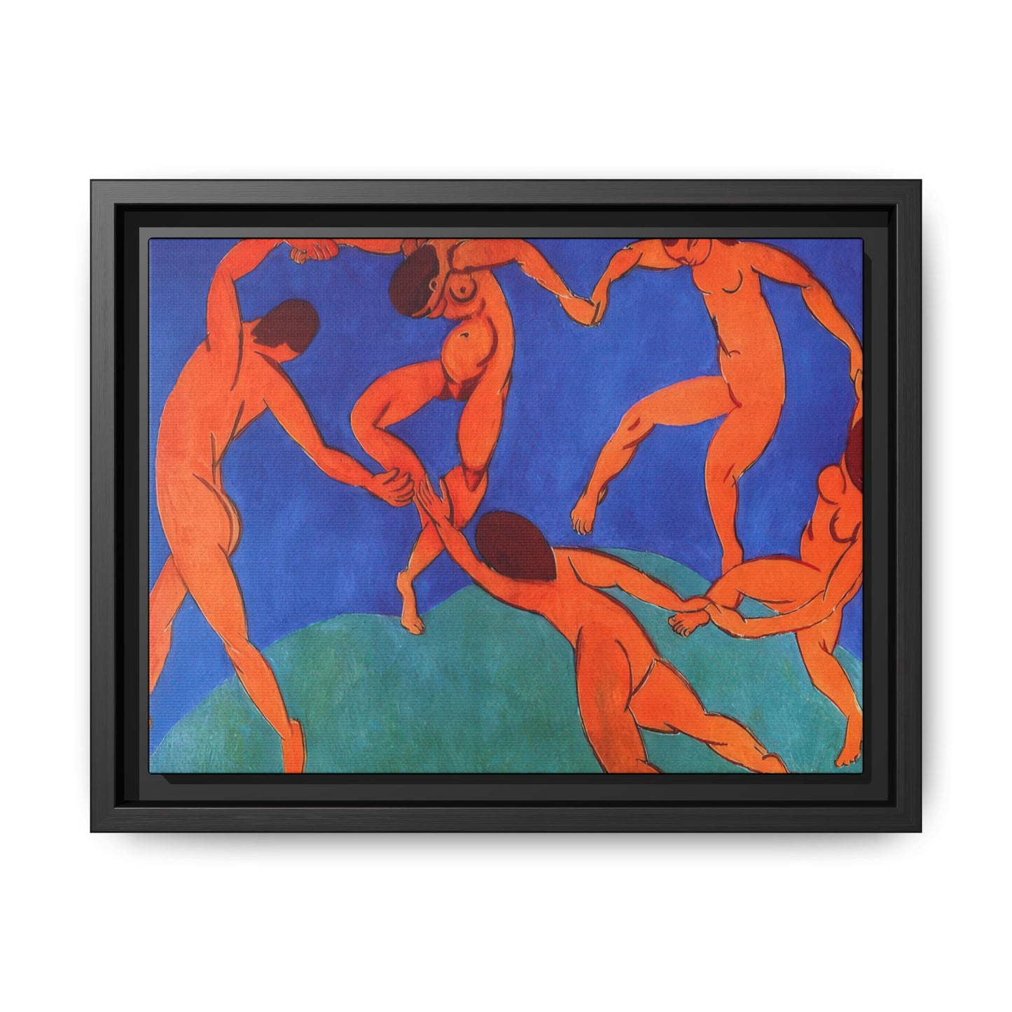 Matisse, Henri - Dance (II) (1910) - Matte Canvas, Framed