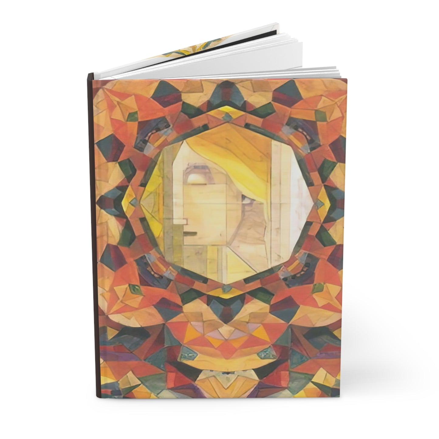 Filiger, Charles - Woman’s Head with Closed Eyes (1893) - Hardcover Journal Matte