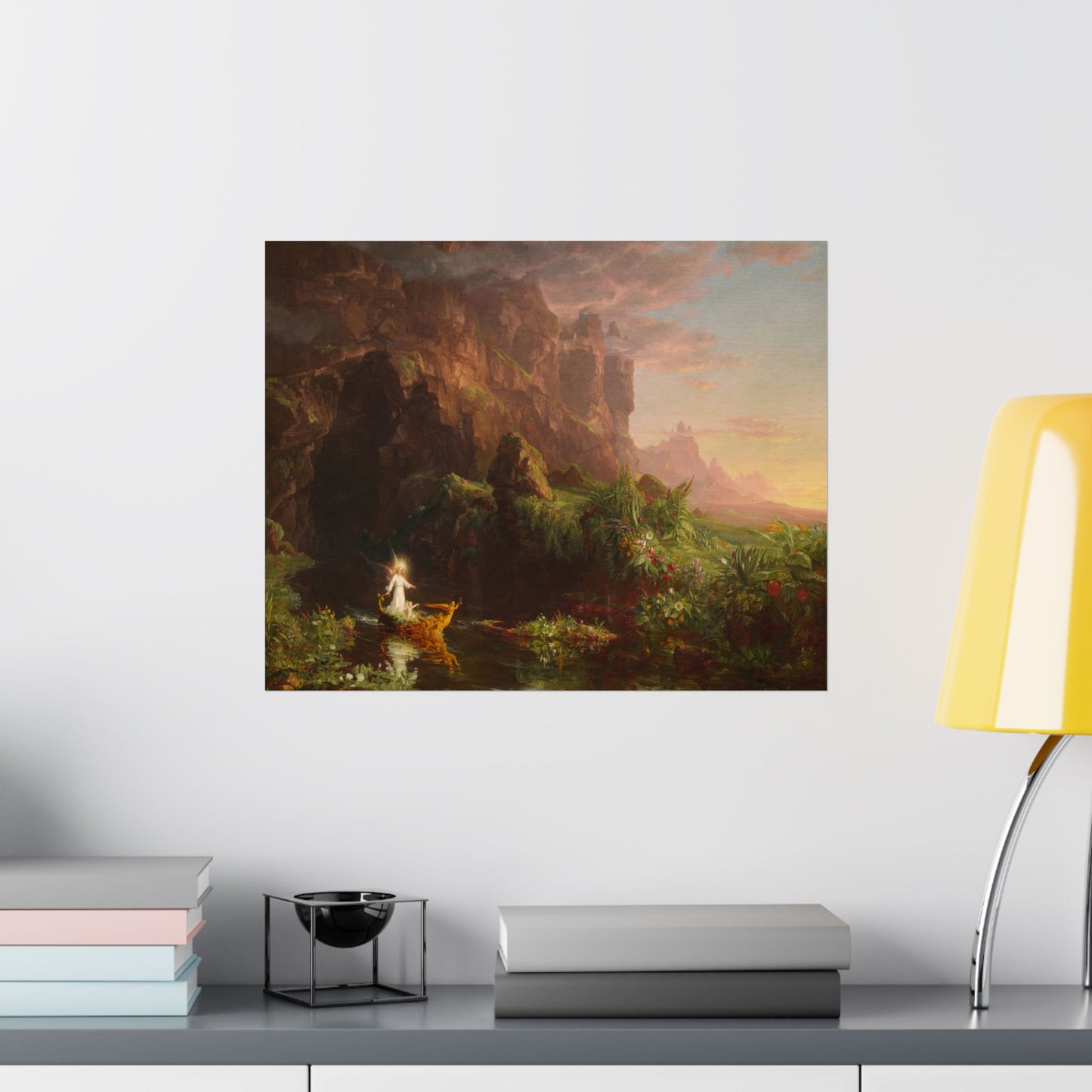 Cole. Thomas - The Voyage of Life: Childhood (1842) - Satin Posters