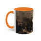 Courbet, Gustave - The Painter’s Studio (1855) - Colorful Accent Mugs