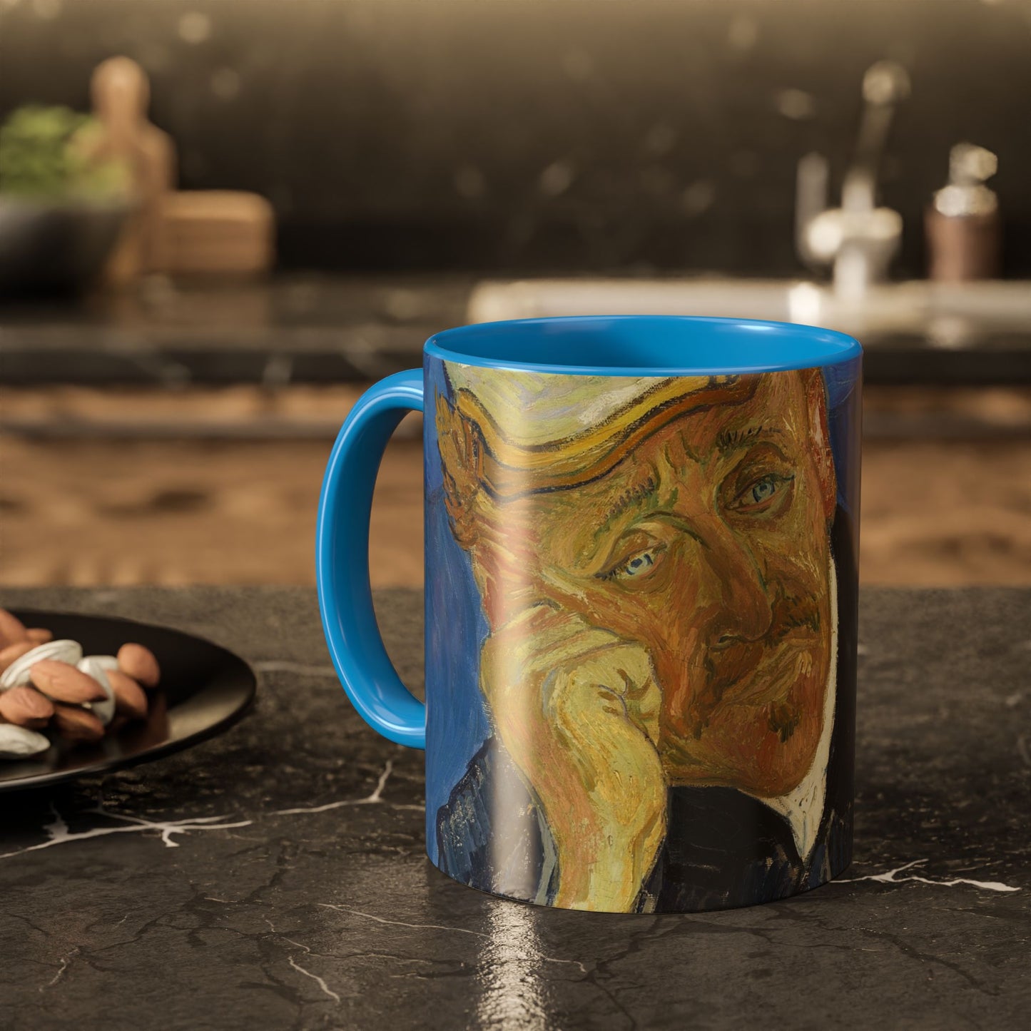 Van Gogh, Vincent - Portrait of Dr. Paul Gachet (1890) - Colorful Accent Mugs