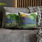 Ranson, Paul - Picking Flowers (1890) - Suede Square Pillowcase