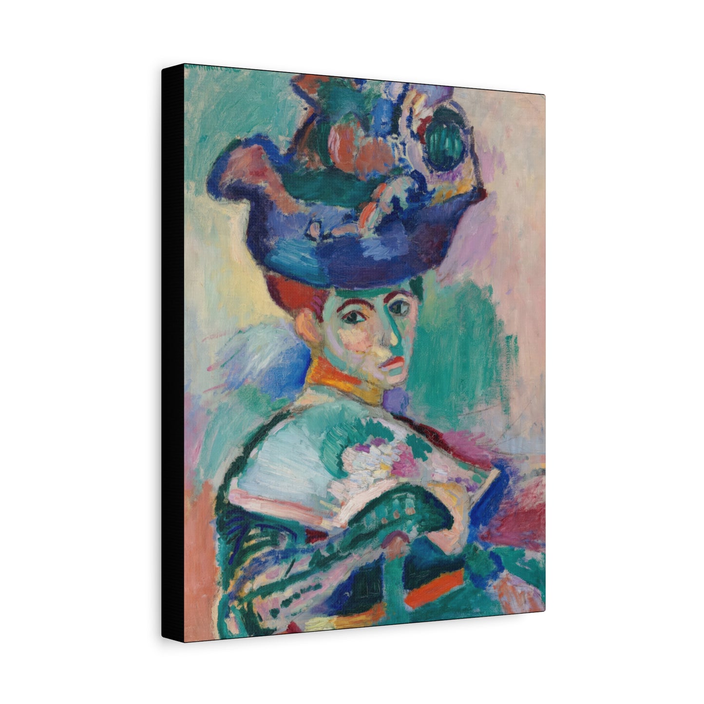 Matisse, Henri - Woman with a Hat (1905) - Canvas Block, unframed