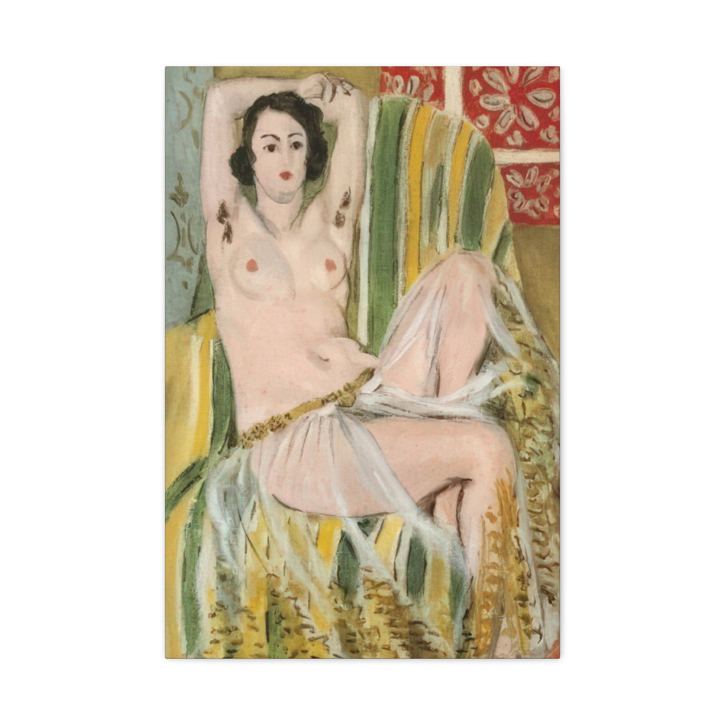 Matisse, Henri - Odalisque with Raised Arms (1923) - Canvas Block, unframed