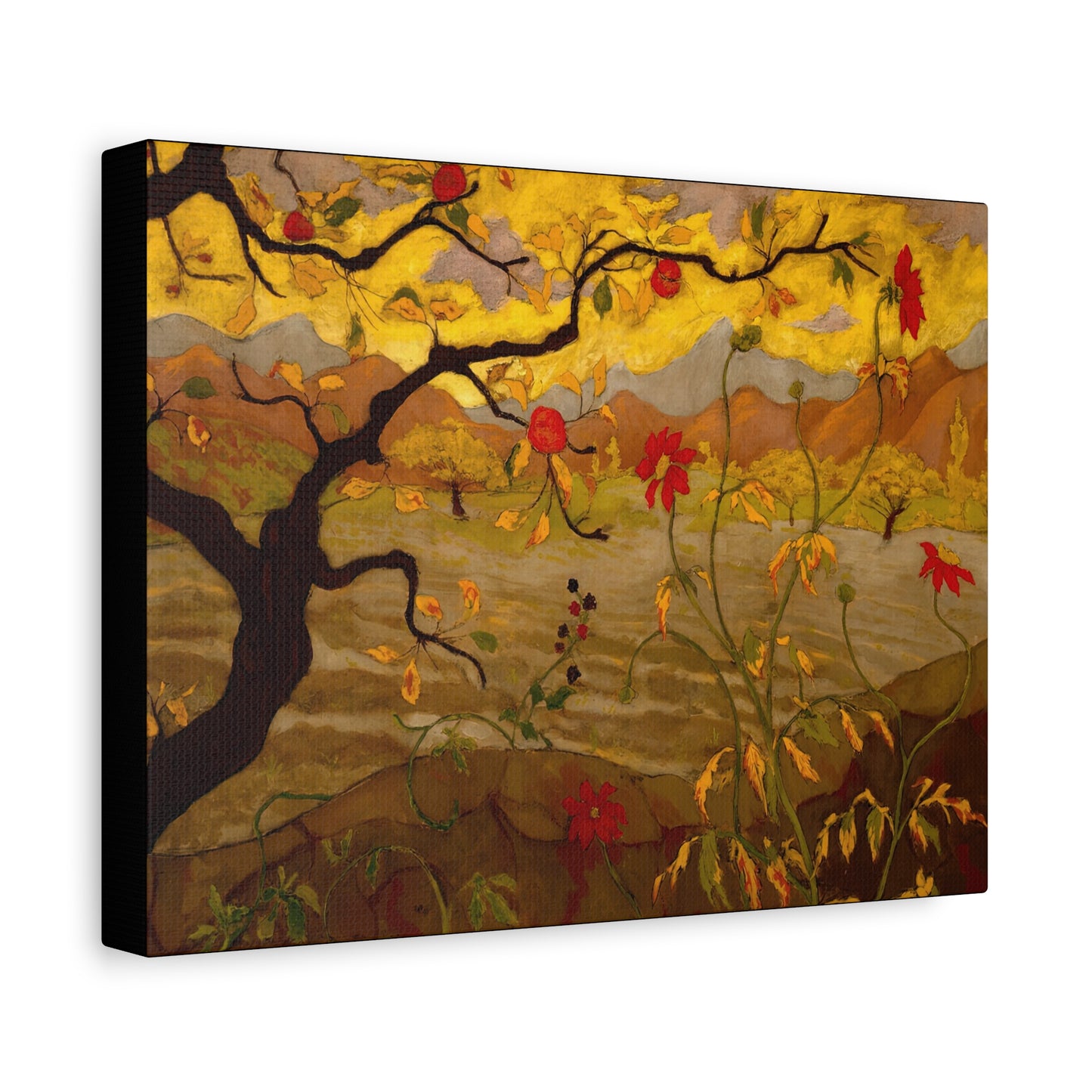 Ranson, Paul - Apple Tree with Red Fruit (1902) - Canvas Block, unframed