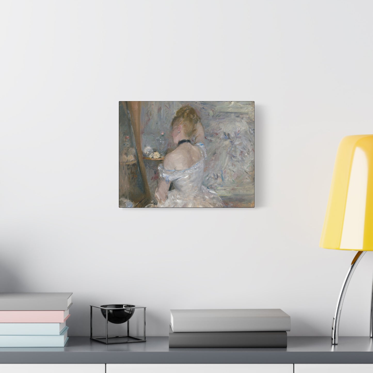Morisot, Berthe - Woman at Her Toilette (1880) - Canvas Block, unframed