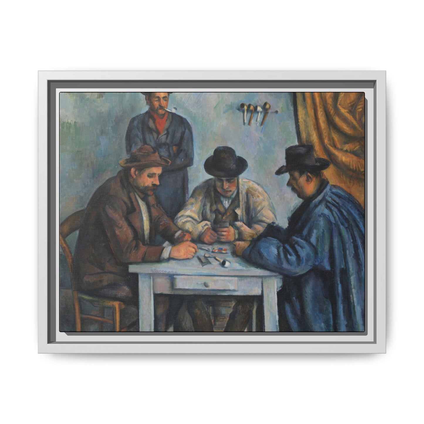 Cézanne, Paul - The Card Players (1892) - Matte Canvas, Framed