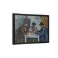 Cézanne, Paul - The Card Players (1892) - Matte Canvas, Framed