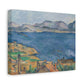 Cézanne, Paul - The Bay of Marseille, Seen from L'Estaque (1885) - Canvas Block, unframed