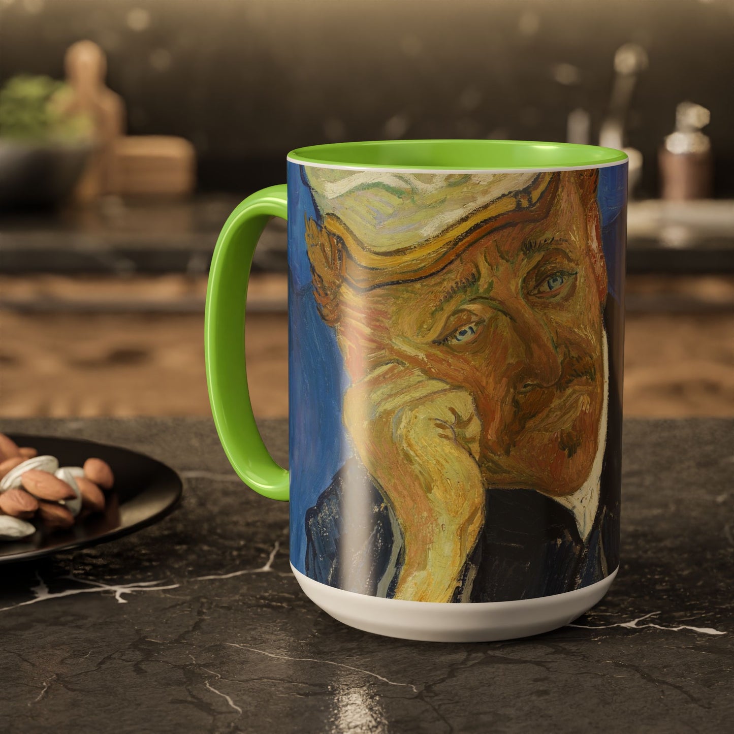 Van Gogh, Vincent - Portrait of Dr. Paul Gachet (1890) - Colorful Accent Mugs