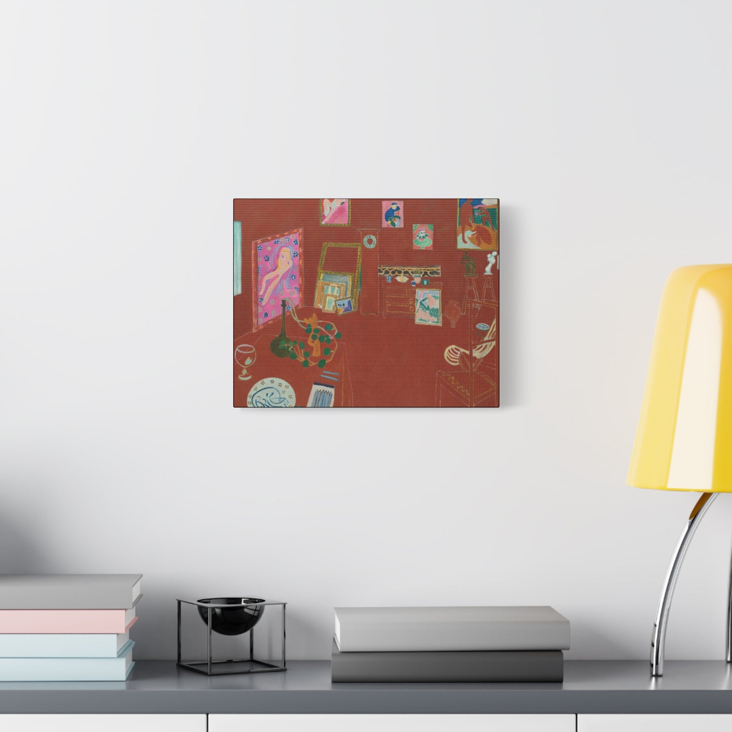 Matisse, Henri - The Red Studio (1911) - Canvas Block, unframed
