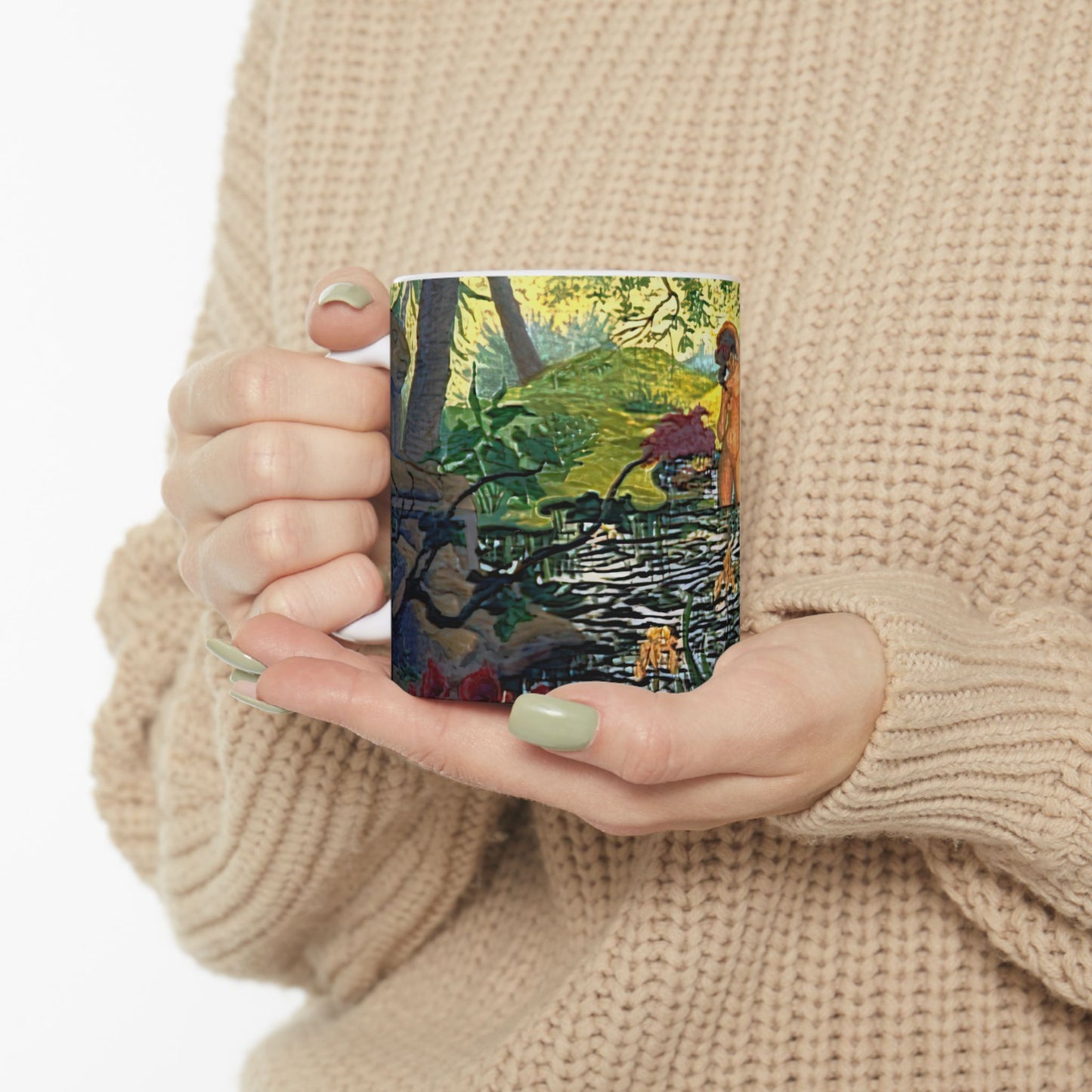 Ranson, Paul - The Lotus Bather (1906) - Ceramic Mug