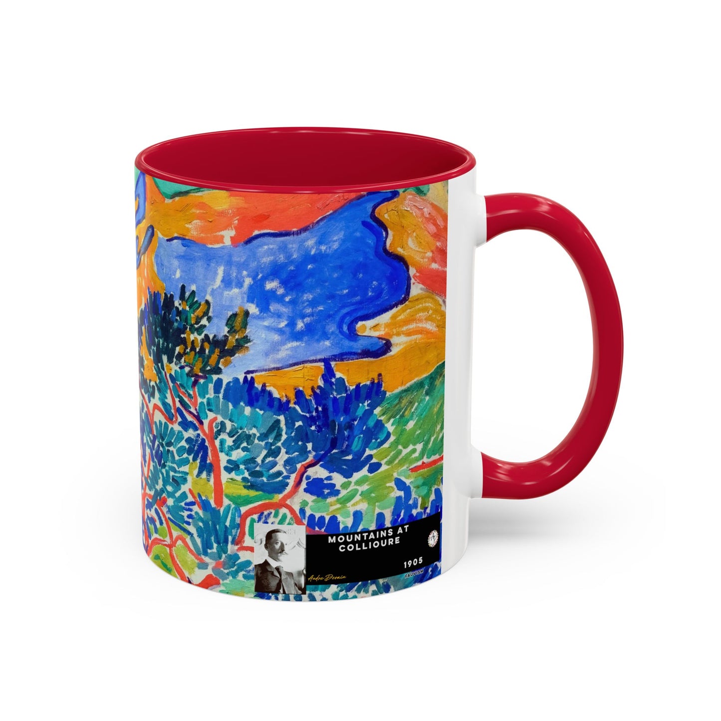 Derain, André - Mountains at Collioure (1905) - Colorful Accent Mugs