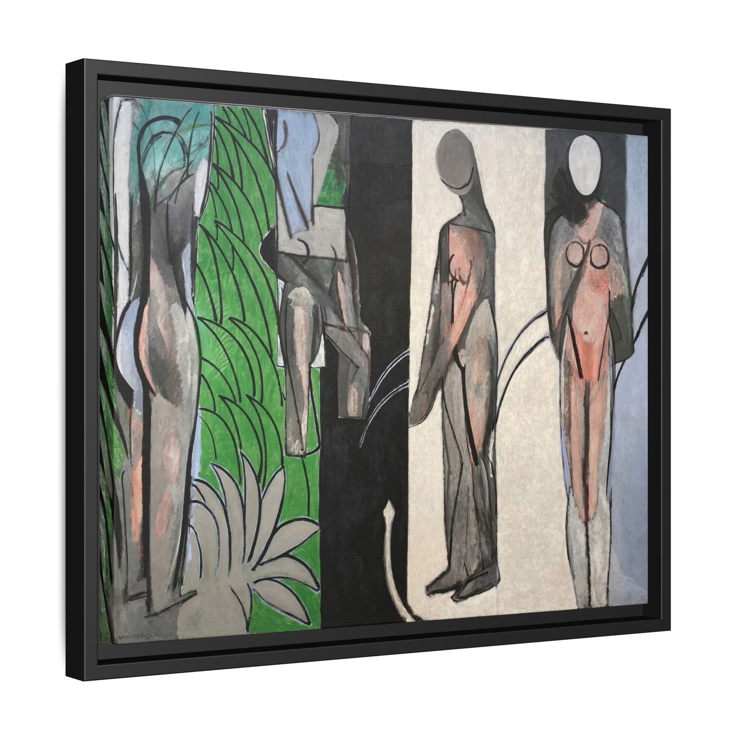 Matisse, Henri - Bathers by a River (1917) - Matte Canvas, Framed