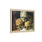 Cézanne, Paul - Pyramid of Skulls (1901) - Matte Canvas, Framed