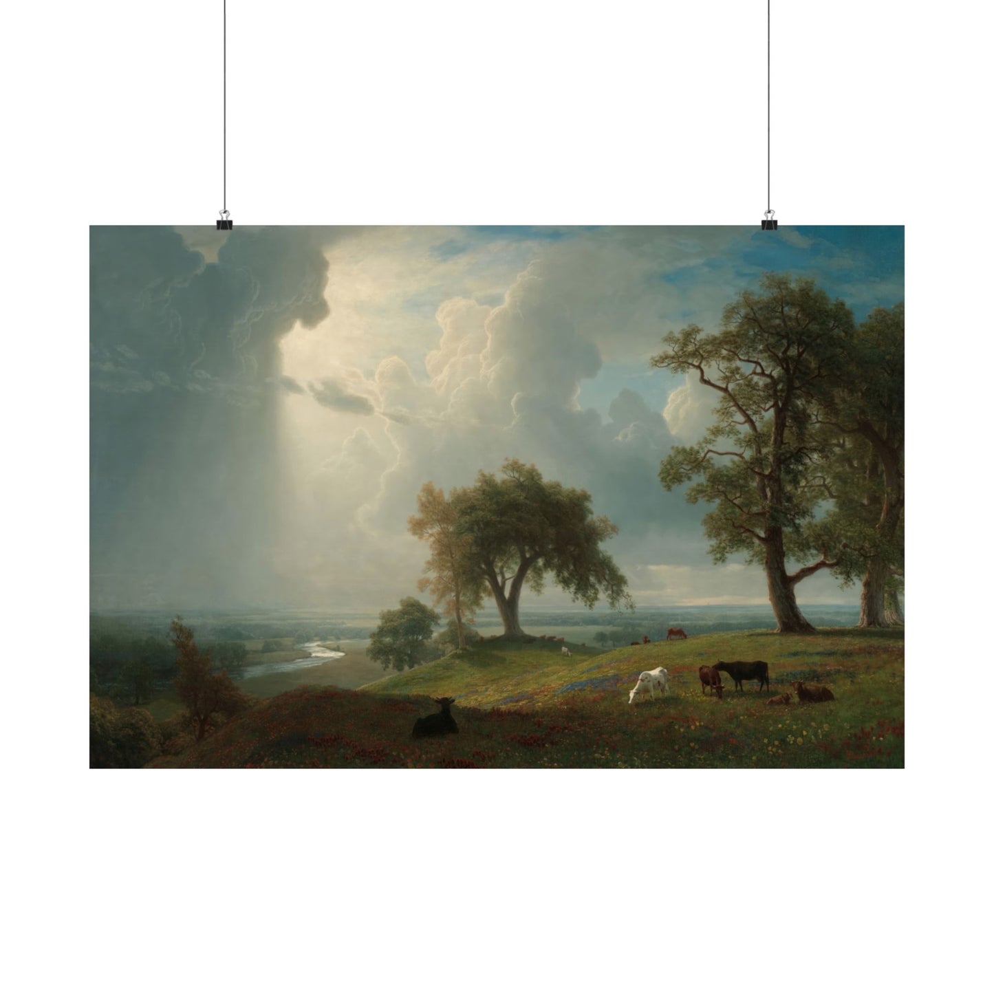 Bierstadt, Albert - California Spring (1875) - Satin Posters