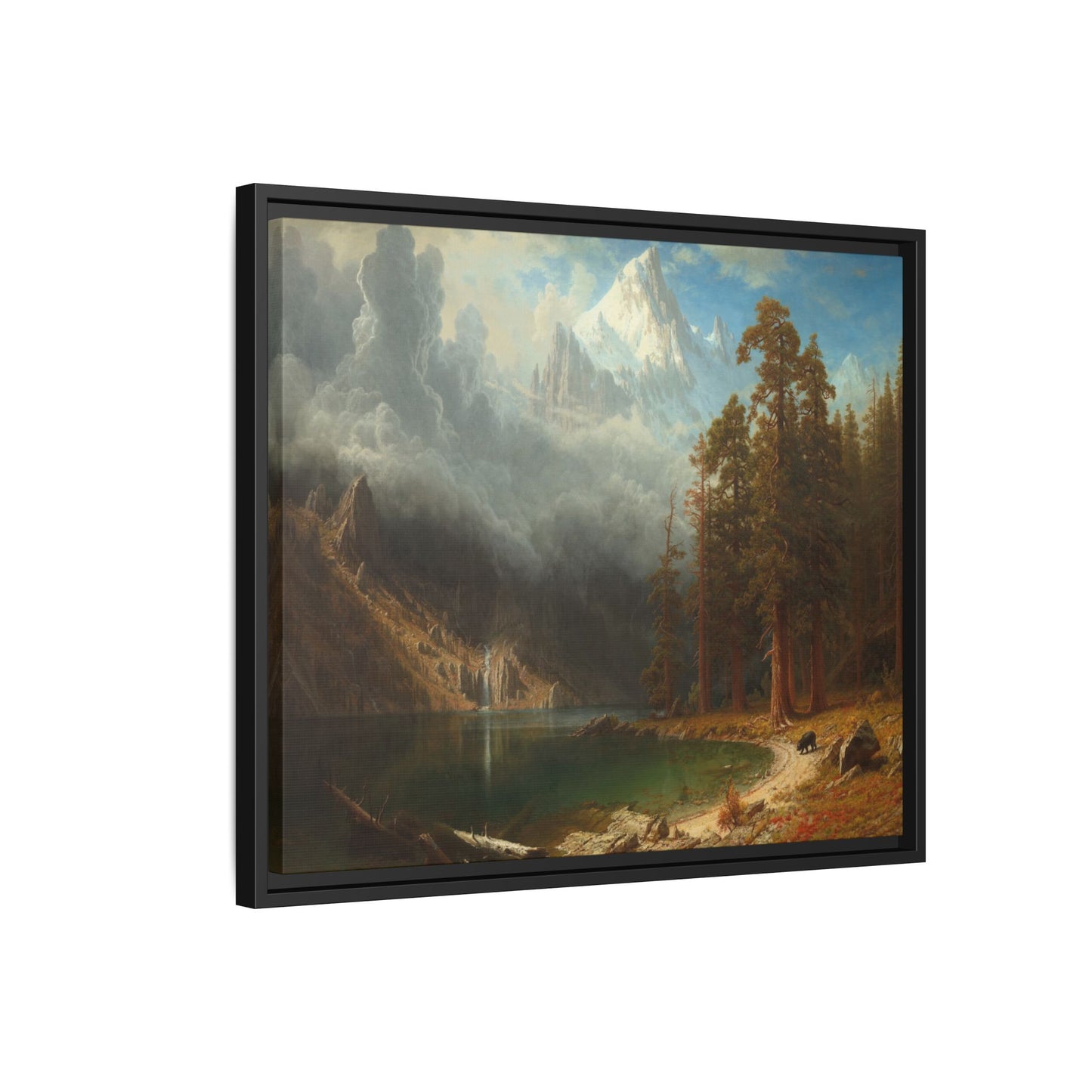 Bierstadt, Albert - Mount Corcoran (1877) - Matte Canvas, Framed
