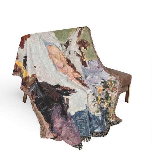 Cézanne, Paul - A Modern Olympia (1874) - Woven Blanket