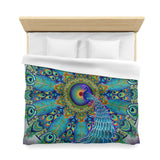 Melek Taus Mandala - Microfiber Duvet Cover