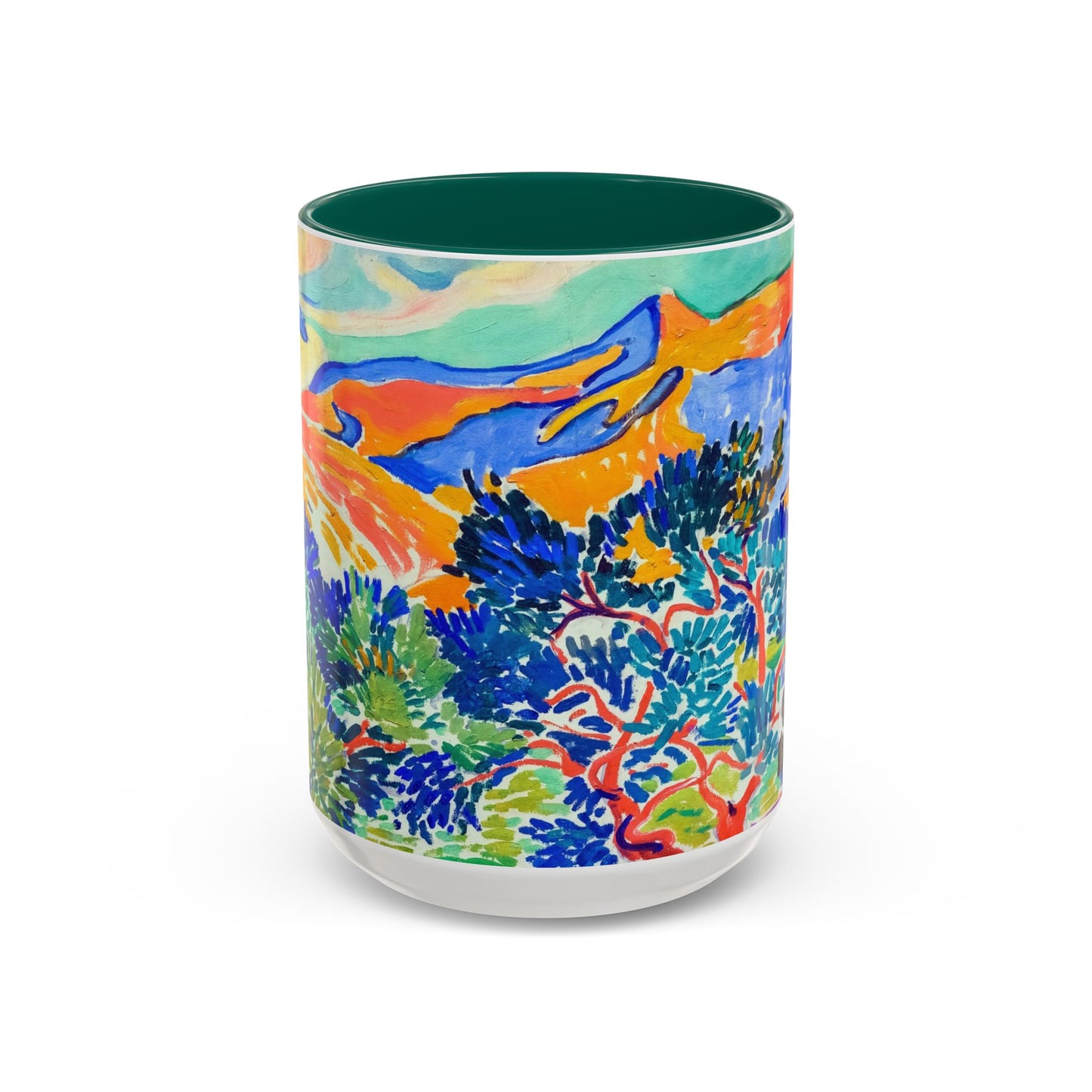 Derain, André - Mountains at Collioure (1905) - Colorful Accent Mugs