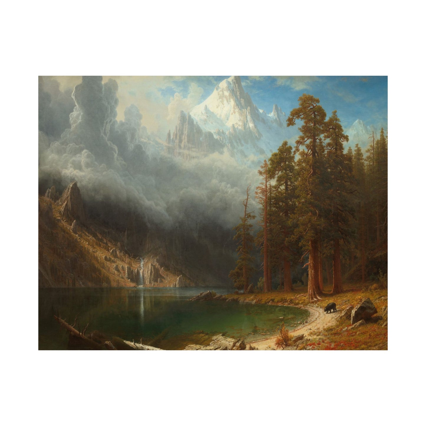 Bierstadt, Albert - Mount Corcoran (1877) - Satin Posters