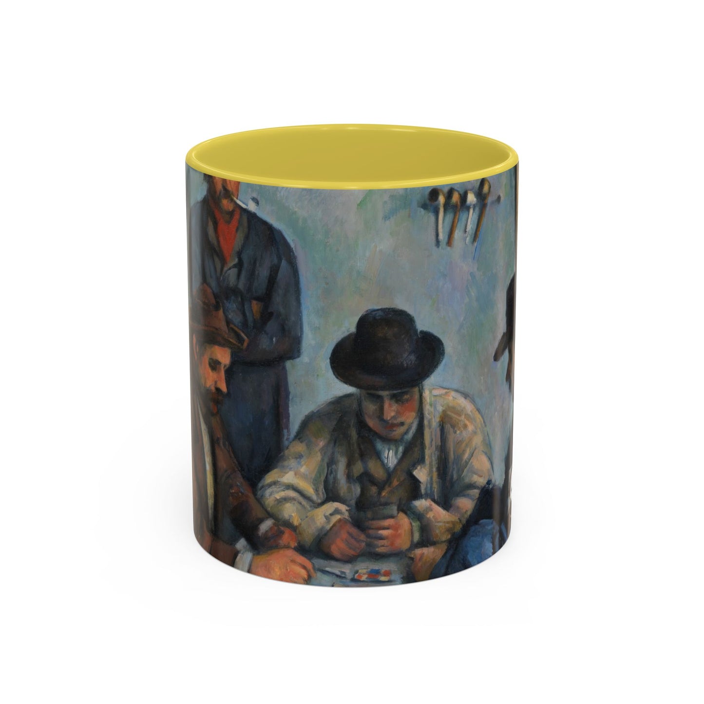 Cézanne, Paul - The Card Players (1892) - Colorful Accent Mugs