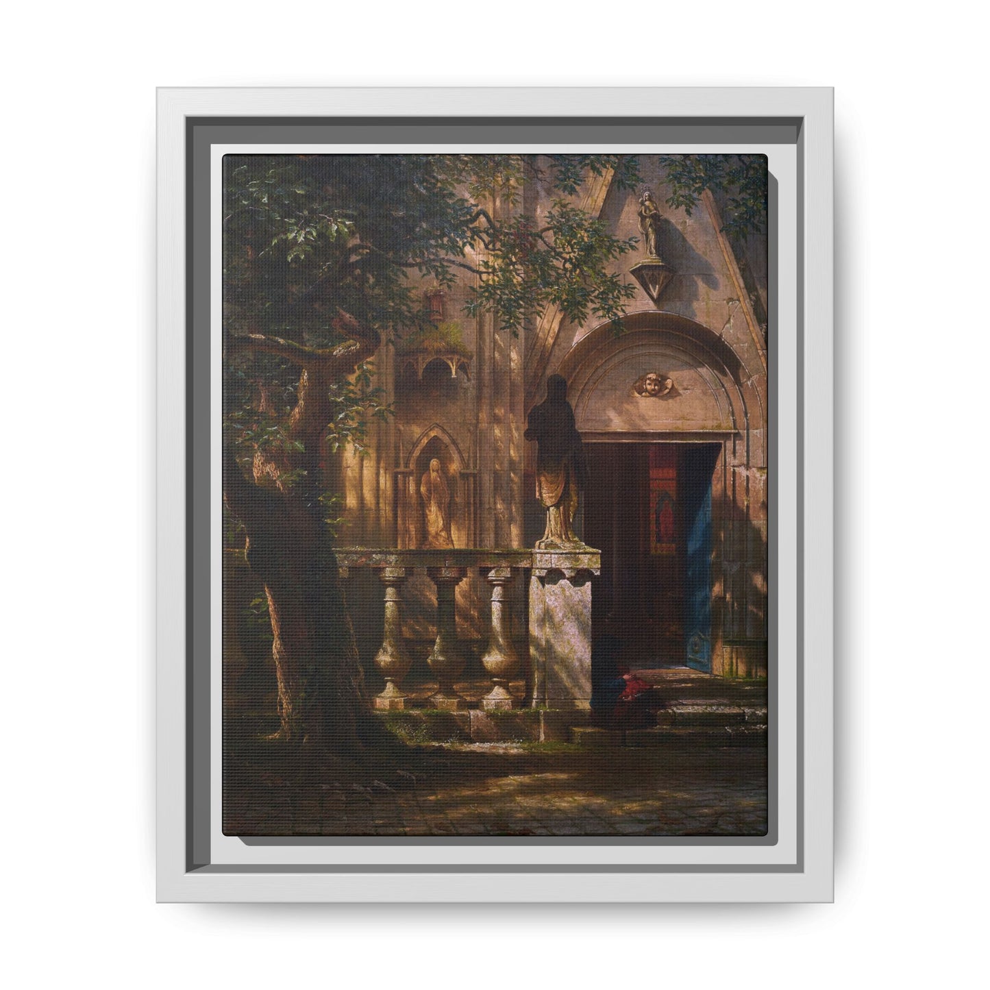 Bierstadt, Albert - Sunlight and Shadow  (1854) - Matte Canvas, Framed