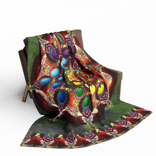 Seeds of Pride Mandala - Arctic Fleece Blanket
