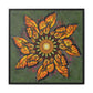 Monarch Butterfly Mandala - Framed Matte Canvas