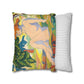Copy of Pacio, Adam - Emerald Arrows Mandala - Suede Square Pillowcase