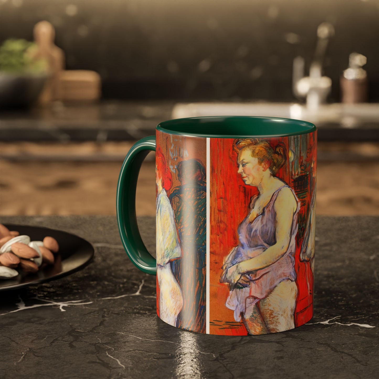Toulouse-Lautrec, Henri - The Medical Inspection (1894) - Colorful Accent Mugs
